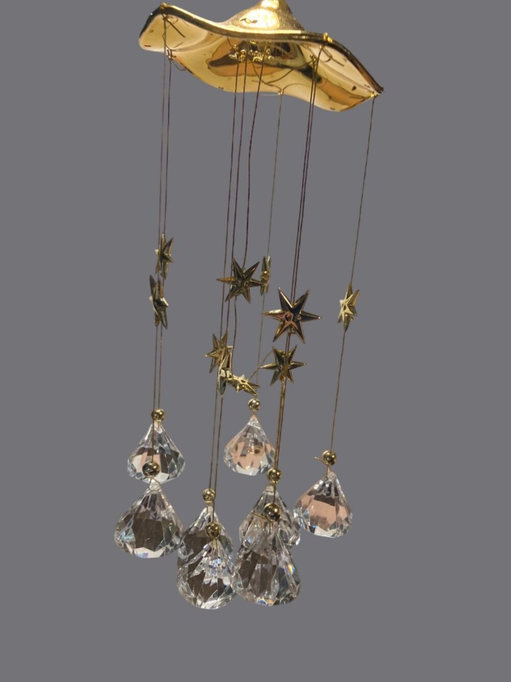 Kurt Adler Crystal Hanging Drops Christmas Ornament Taiwan 8.5 "X 3" - Picture 9 of 14
